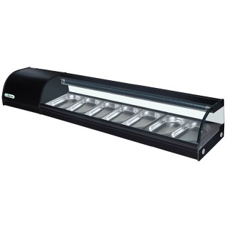 SUSHI VITRINE 7 x GN 1/3, L 1800 MM