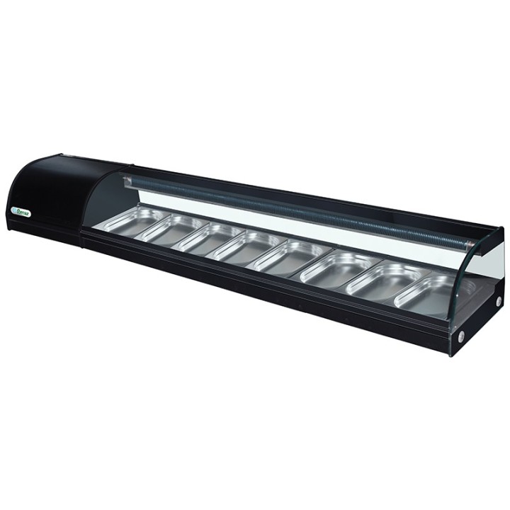 VITRINE A SUSHI 8 x GN 1/3, L 2000 MM