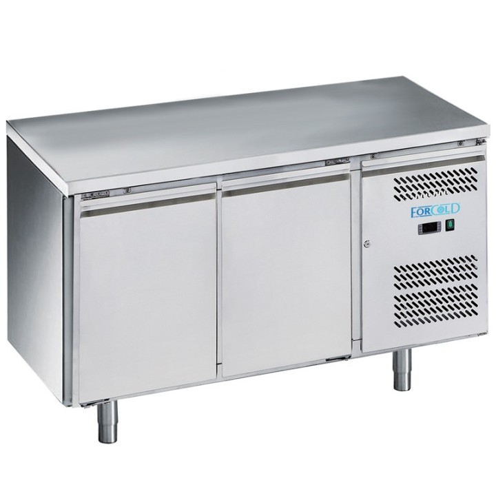 FRIGO TABLE NEGATIF - 2 PORTES - PROFONDEUR 700 MM