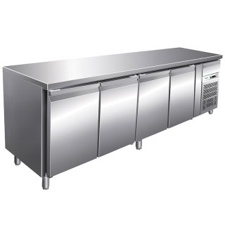 FRIGO TABLE NEGATIF - 4 PORTES - PROFONDEUR 700 MM