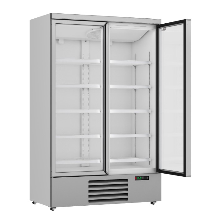 FRIGO MURAL AVEC PORTES VITREES BATTANTES, 1000 L
