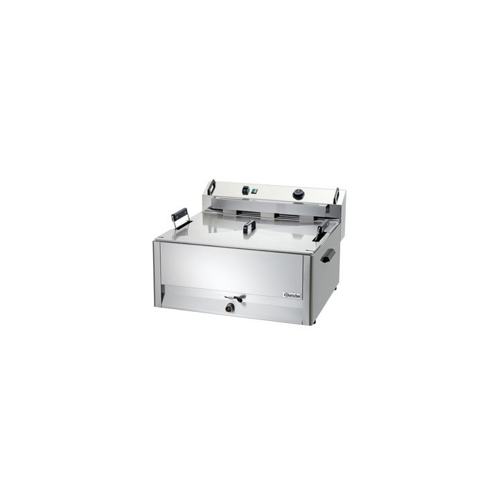 FRITEUSE ELECTRIQUE A POSER 1 x 30 L, SPECIAL POUR BEIGNETS OU POISSON REFEB30L