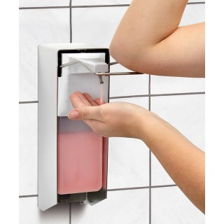 DISTRIBUTEUR DE SAVON LIQUIDE AVEC COMMANDE A COUDE 1 L TE-DISTRIBUTEUR COUDE