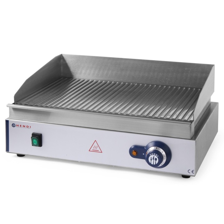 PLANCHA ELECTRIQUE RAINUREE, L 550 MM EPLE-550R HENDI