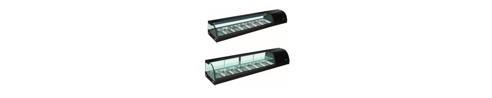 SUSHI EN TAPAS VITRINES
