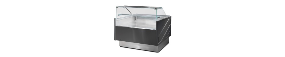 COMPTOIR VITRINE AVEC RESERVE