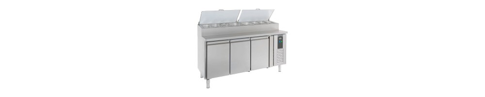 TABLES REFRIGEREES DE PREPARATION - PROFONDEUR 700 MM